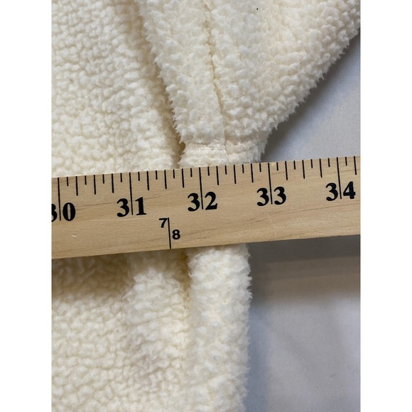 We The Free Cozy Camden Sherpa Fleece Crewneck Medium Oversized Free People - Picture 9 of 11